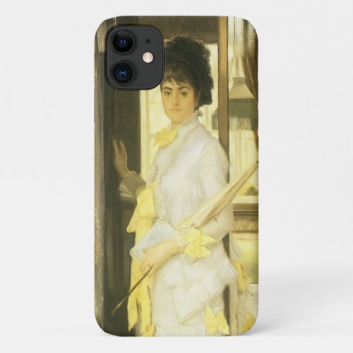 Portrait of Miss Lloyd by Tissot Vintage Portrait iPhone 11 Case