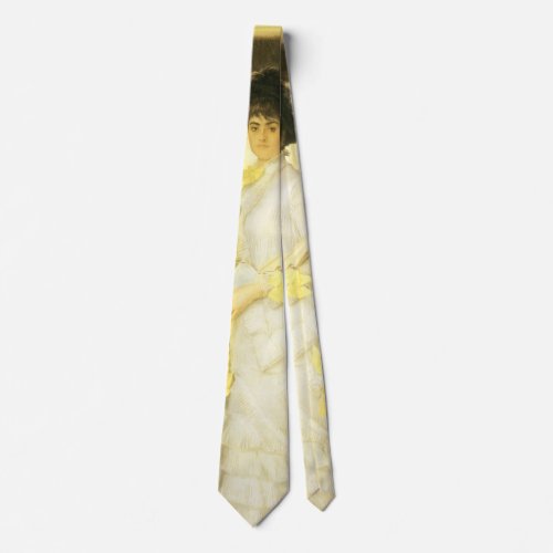 Portrait of Miss Lloyd by Tissot Vintage Portrait Tie