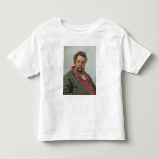 Portrait of Modest Petrovich Moussorgsky  1881 Toddler T-shirt (Front)