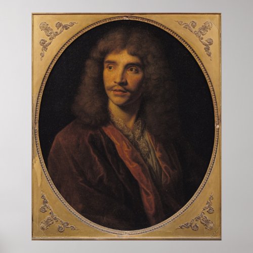 Portrait of Moliere Poster