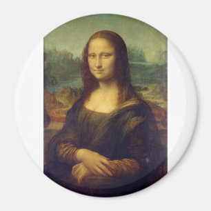 Portrait of Mona Lisa del Giocondo by Leonardo da Magnet