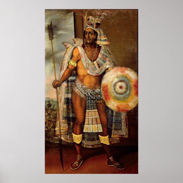Portrait of Montezuma II Poster (Front)