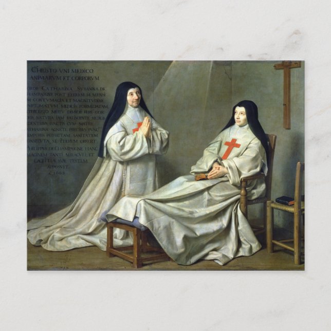Portrait of Mother Catherine-Agnes Postcard (Front)