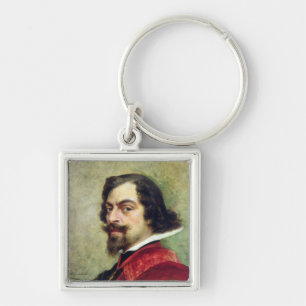 Portrait of Mounet-Sully Keychain