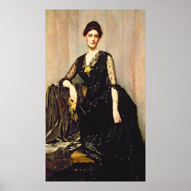 Portrait of Mrs. Agnes Williamson Poster (Front)