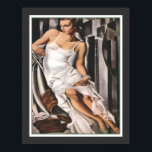 Portrait of Mrs Alan Bott by Tamara de Lempicka Poster<br><div class="desc">Ca. 1930 Art Deco print entitled,  "Portrait of Mrs. Alan Bott"  11x14 shown here. 8x10,  16x20. and other sizes available.</div>