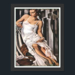 Portrait of Mrs Alan Bott by Tamara de Lempicka Poster<br><div class="desc">Ca. 1930 Art Deco print entitled,  "Portrait of Mrs. Alan Bott"  11x14 shown here. 8x10,  16x20. and other sizes available.</div>