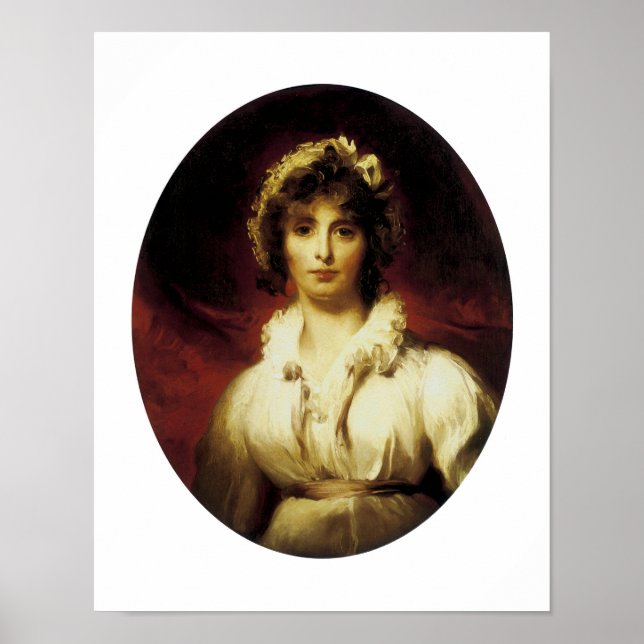 Portrait of Mrs Robert Burne-Jones Poster (Front)