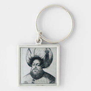 Portrait of Murad III Keychain