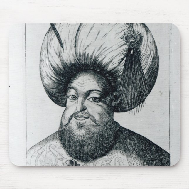 Portrait of Murad III Mouse Pad (Front)