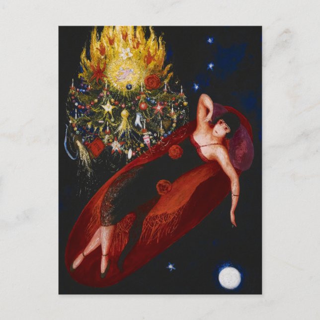 Portrait of My Sister, Ettie Stettheimer  Holiday Postcard (Front)