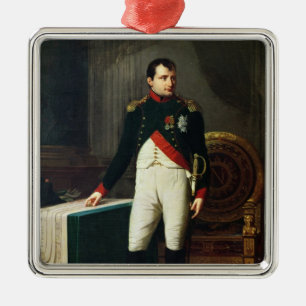 Portrait of Napoleon Bonaparte 1809 Metal Ornament