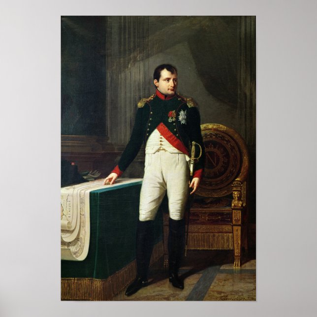 Portrait of Napoleon Bonaparte  1809 Poster (Front)