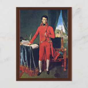 Portrait Of Napoleon Bonaparte As First Consul,  B Postcard