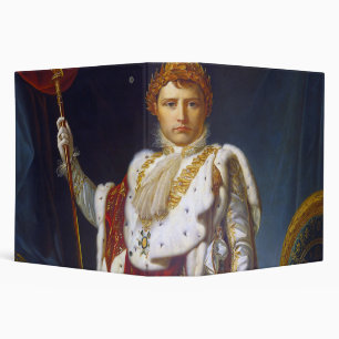 Portrait of Napoleon Bonaparte, Francois Gérard 3 Ring Binder
