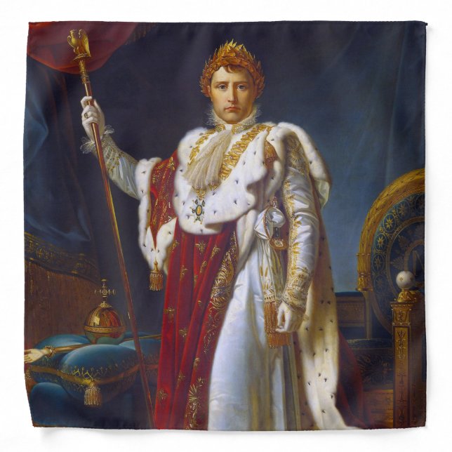 Portrait of Napoleon Bonaparte, Francois Gérard Bandana (Front)