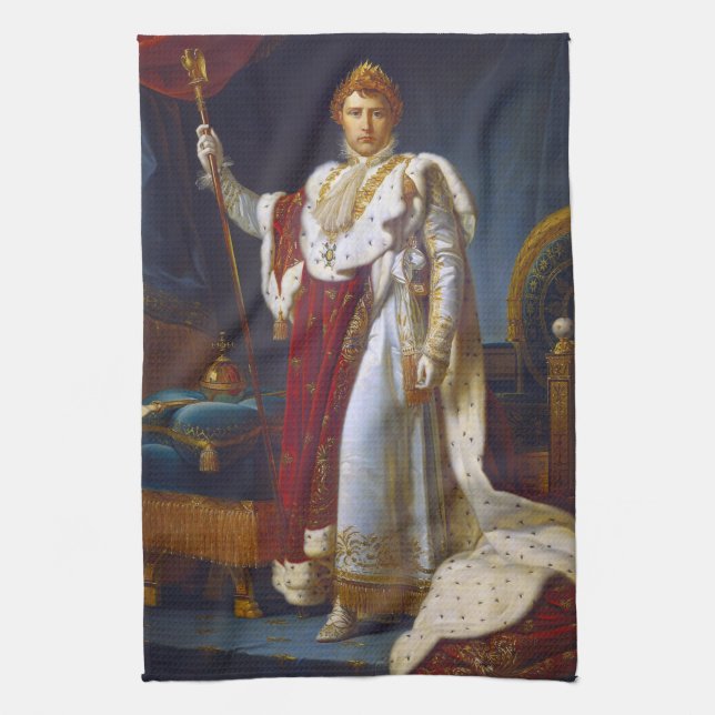 Portrait of Napoleon Bonaparte, Francois Gérard Kitchen Towel (Vertical)