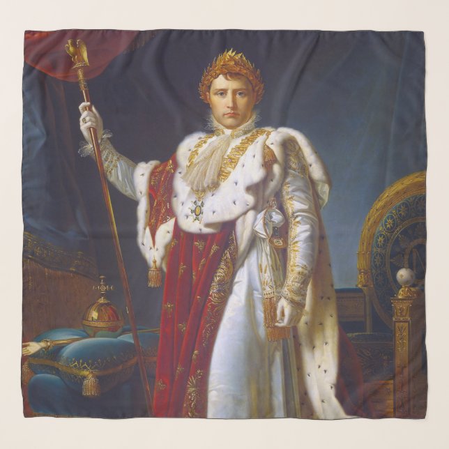 Portrait of Napoleon Bonaparte, Francois Gérard Scarf (Front)