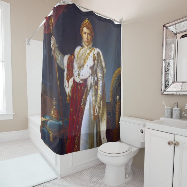 Portrait of Napoleon Bonaparte, Francois Gérard Shower Curtain (In Situ)