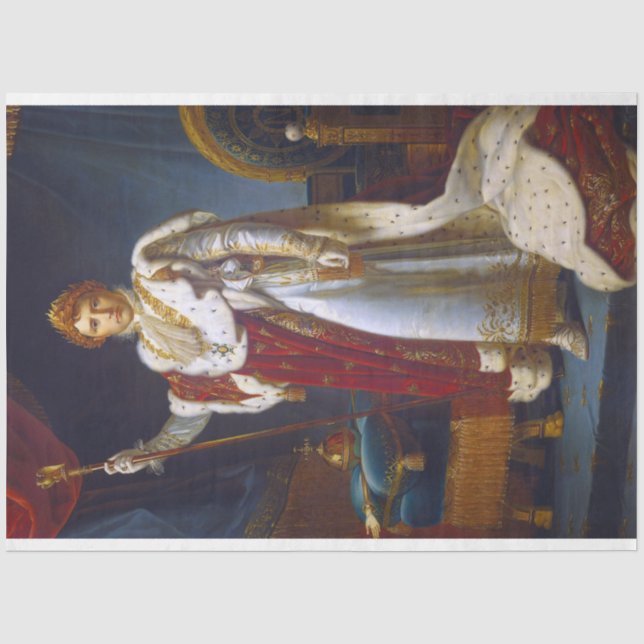 Portrait of Napoleon Bonaparte, Francois Gérard Tissue Paper (Front)