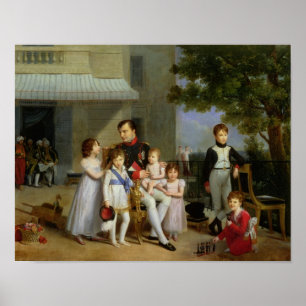 Portrait of Napoleon Bonaparte with his Nephews Poster