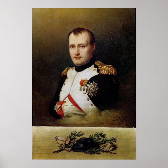 Portrait of Napoleon I  1812 Poster (Front)
