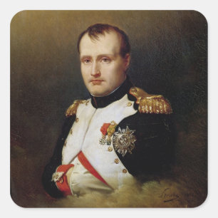 Portrait of Napoleon I 1812 Square Sticker