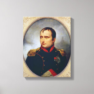 Portrait of Napoleon I , 1815 Canvas Print