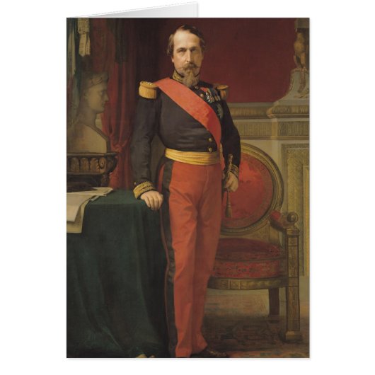 Portrait of Napoleon III 1862 Cards (Front)
