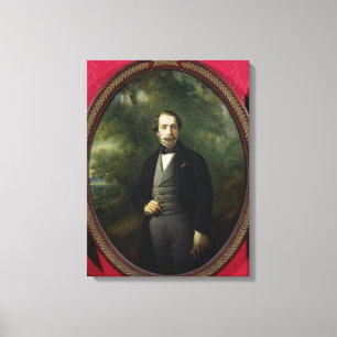 Portrait of Napoleon III c.1857 Canvas Print