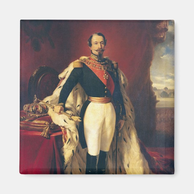 Portrait of Napoleon III  Emperor of France Magnet (Front)