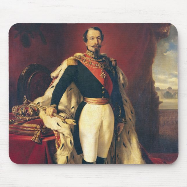 Portrait of Napoleon III  Emperor of France Mouse Pad (Front)