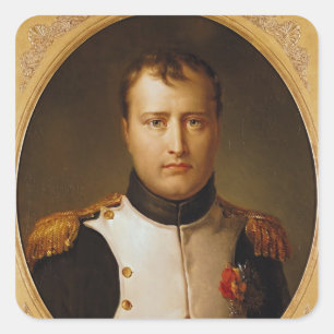 Portrait of Napoleon in Uniform Square Sticker