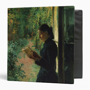 Portrait of Natalia Petrunkevitsin, 1893 3 Ring Binder