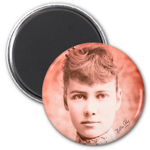 Portrait of Nellie Bly Magnet