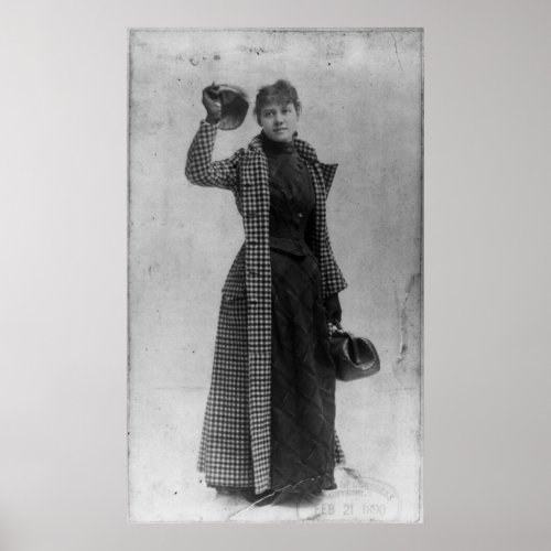 Portrait of Nellie Bly Poster