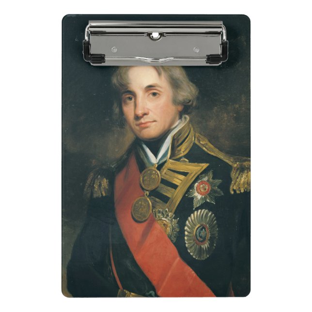 Portrait of Nelson Mini Clipboard (Front)