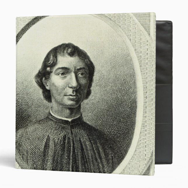 Portrait of Niccolo Machiavelli Binder (Front/Inside)