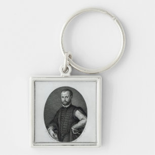 Portrait of Niccolo Machiavelli Keychain