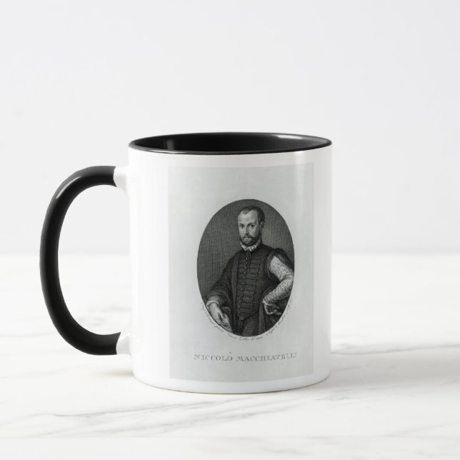 Portrait of Niccolo Machiavelli Mug (Left)