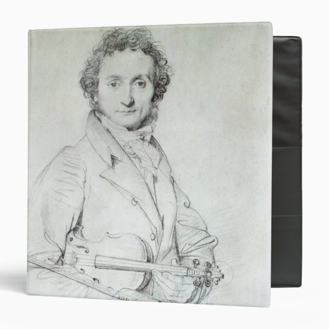 Portrait of Niccolo Paganini  1819 Binder (Front/Inside)