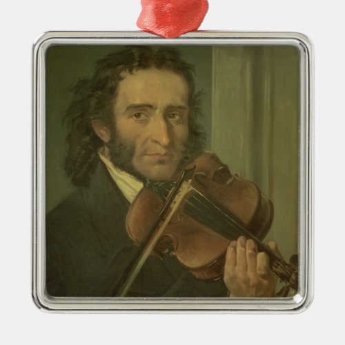 Portrait of Niccolo Paganini Metal Ornament