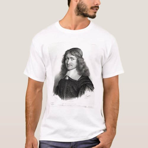 Portrait of Nicolas Fouquet  engraved by Maurin T_Shirt