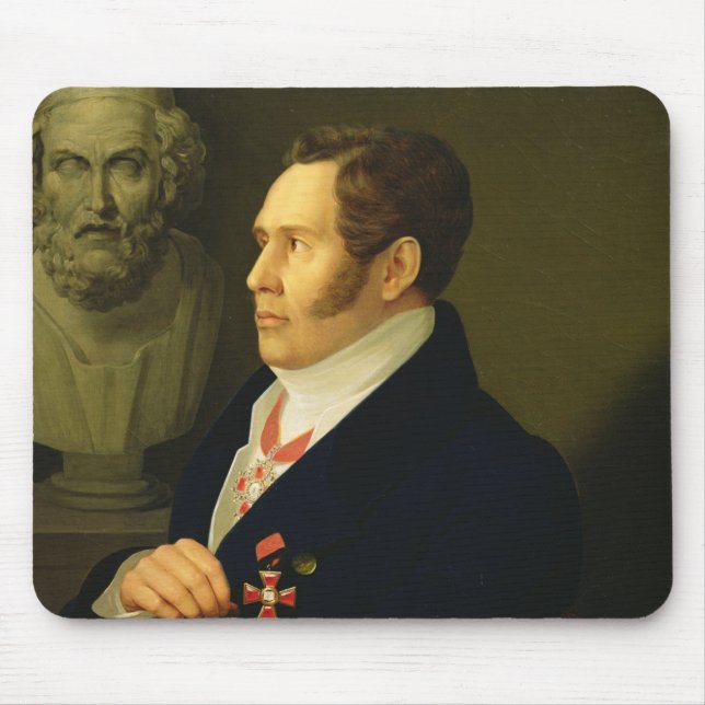 Portrait of Nikolay Gnedich, 1839 Mouse Pad (Front)