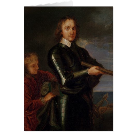 Portrait of Oliver Cromwell Cards (Front)
