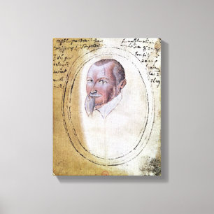 Portrait of Olivier de Serres Canvas Print