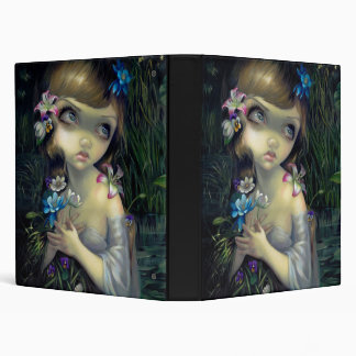 Portrait of Ophelia BINDER lowbrow gothic big eyes