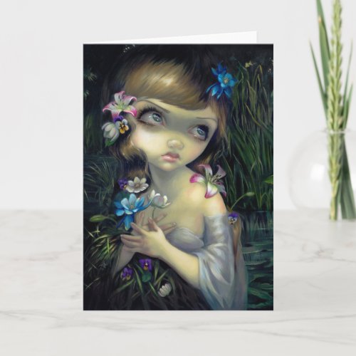 Portrait of Ophelia Greeting Card