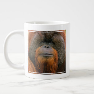 Portrait of Orang-utang Male, Georgia, USA Giant Coffee Mug