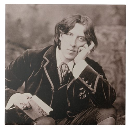 Portrait of Oscar Wilde 1854_1900 1882 bw pho Tile